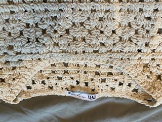 Jersey Zara Crochet Beige