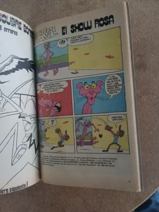 La pantera rosa. Album 1. Comic vintage