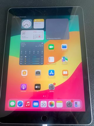 iPad 6ª Gen 32GB Plata Sin cable