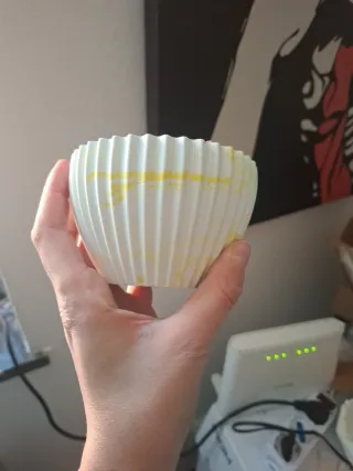 Candela decorativa floreale