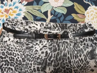 Cinturón negro mujer sin etiqueta