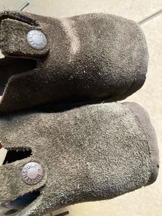 Stivaletti Birkenstock scamosciati marroni