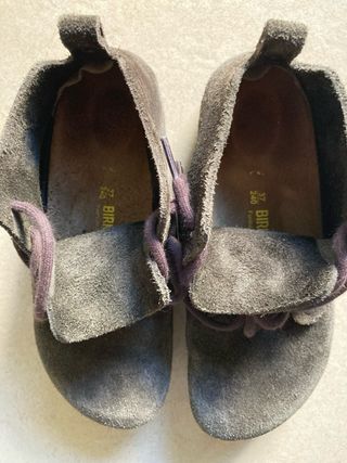 Stivaletti Birkenstock scamosciati marroni