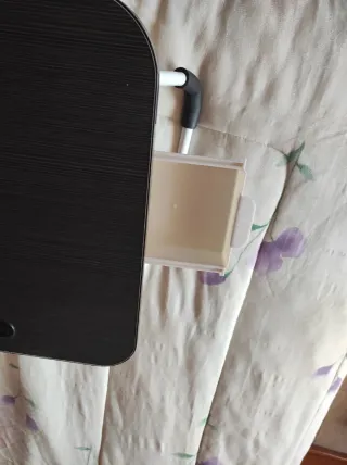 Mesita plegable negra