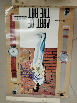 Lote 20 posters promocionales Swatch 1991, 92 i 93