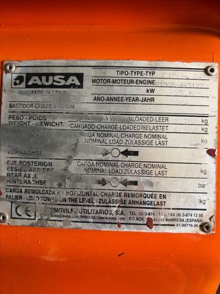Ausa C150H 4x4 MATRICULADA motor Kubota 2000h