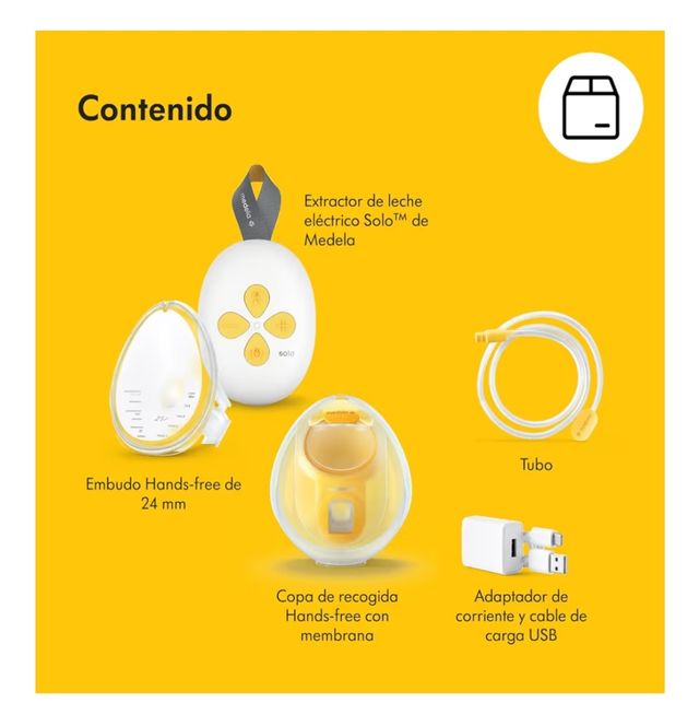 Sacaleches Medela Solo Hands-free (PRECINTADO)
