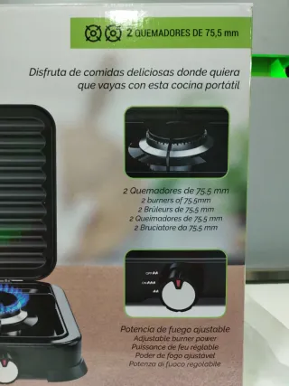 Cocina Portátil 2 Quemadores