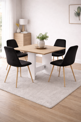 Nueva mesa de comedor con 4 sillas en OFERTA!!
