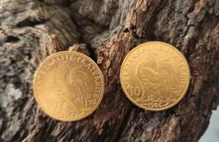 Monete d'Oro 10 Franchi Marianne