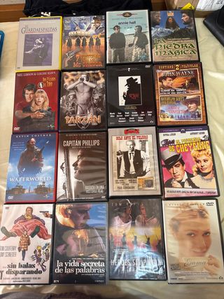 16 DVDs de Películas Variadas