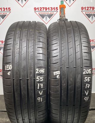 205 55 17 V GOODYEAR RUEDA AL 90% VIDA UTIL