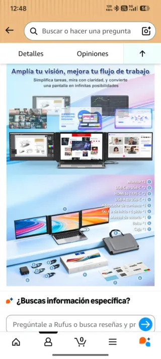 Monitores portátiles sin estrenar