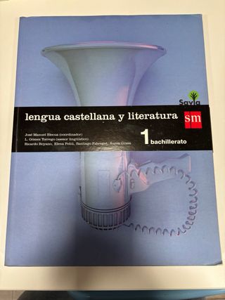 Libro Lengua y Literatura 1º Bachillerato