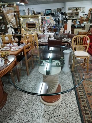 MESA DE COMEDOR CONTEMPORÁNEA EN MARMOL