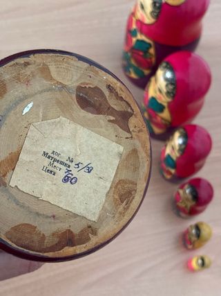 Matrioske russe originali sovietiche
