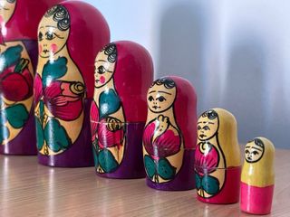 Matrioske russe originali sovietiche