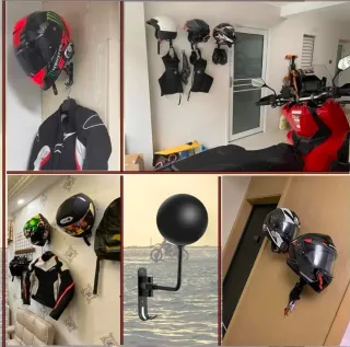 Colgador Perchero Casco Moto y Chaqueta NUEVO