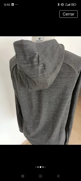 Sudadera Nike técnica gris Talla S + perfume nike