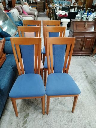 CONJUNTO DE 6 SILLAS DE COMEDOR
