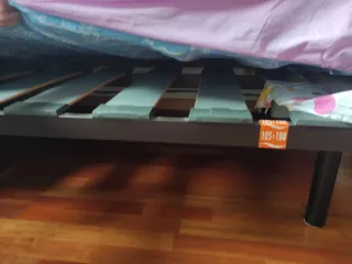 Cama 105 con colchón, somier y cabecero