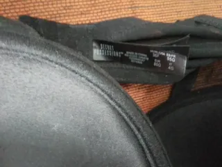 Sujetador con aros negro