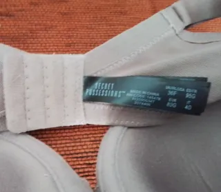 Sujetador con aros negro