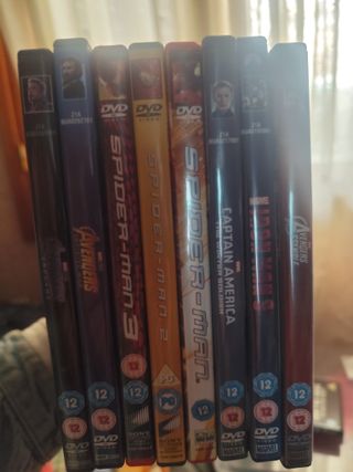 Colección Películas DVD Marvel ,piratas del caribe