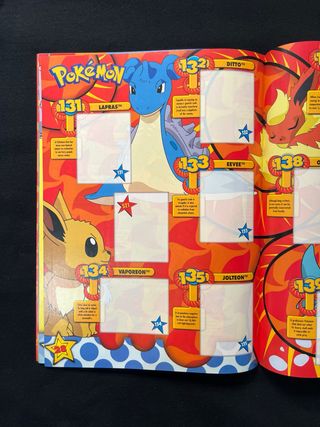A ESTRENAR! Pokémon Sticker Álbum Merlin 1999