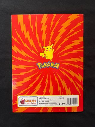 A ESTRENAR! Pokémon Sticker Álbum Merlin 1999