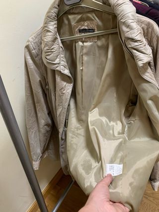 Chaqueta de boutique Beige Mujer entretiempo