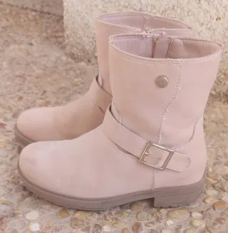 Botas Botín Rosas Oh Girl Kids Talla 30.