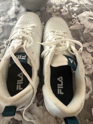 Scarpe Fila bianche e verdi