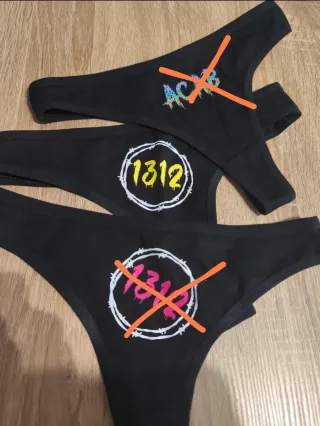 Tanga 1312 Negro Amarillo Talla M-33 cm