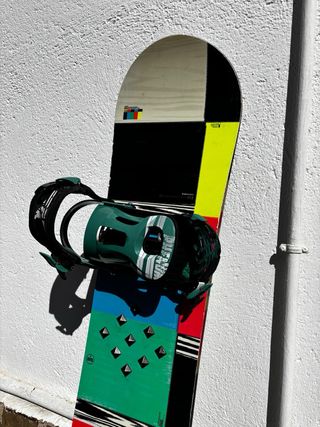 Tabla Snowboard + Fijaciones