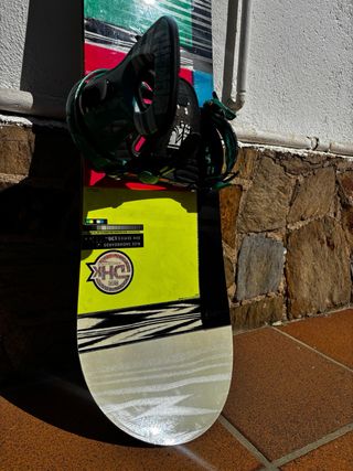 Tabla Snowboard + Fijaciones