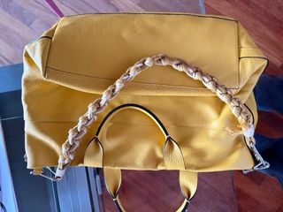 Borsa in pelle Gianni Chiarini gialla