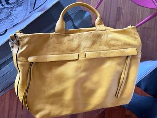 Borsa in pelle Gianni Chiarini gialla