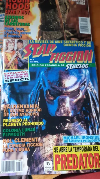 8 Revistas Star Ficción de Zinco,n° 1 al 6,8 y 9
