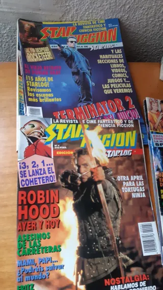 8 Revistas Star Ficción de Zinco,n° 1 al 6,8 y 9