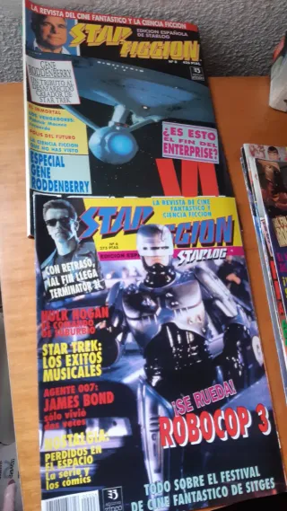 8 Revistas Star Ficción de Zinco,n° 1 al 6,8 y 9