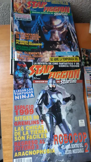 8 Revistas Star Ficción de Zinco,n° 1 al 6,8 y 9