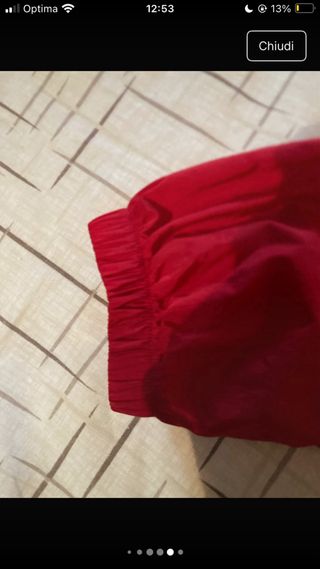 Giacca a vento Primigi rossa