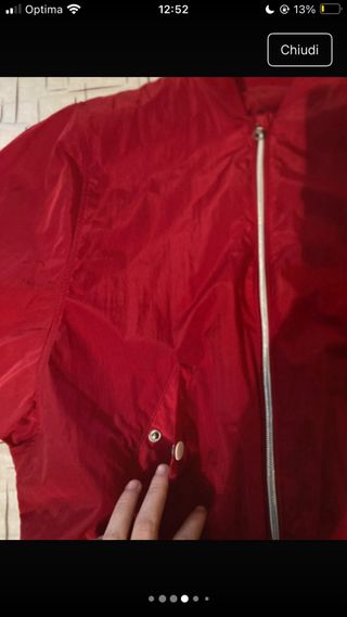 Giacca a vento Primigi rossa