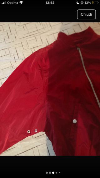 Giacca a vento Primigi rossa