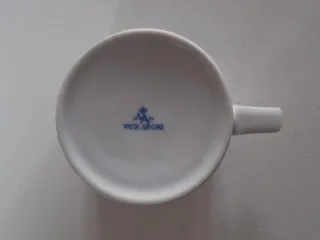 Lote plato y 2 tazas Vista Alegre