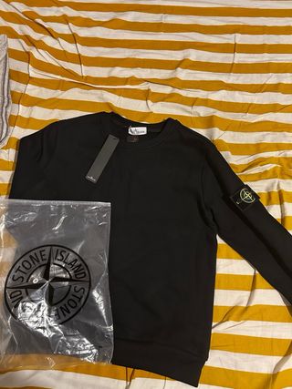 Sweatshirt Stone Island Preto Novo