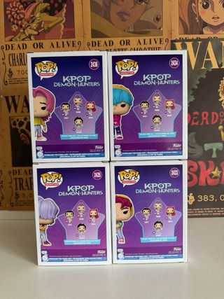 Funko Pop K-Pop Demon Hunters Set 4 Figuras