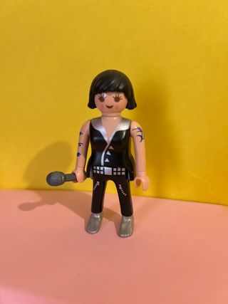 Playmobil figura cantante rock