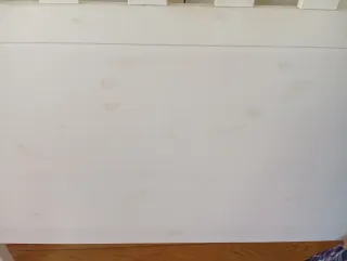 Cabecero de cama de madera blanco